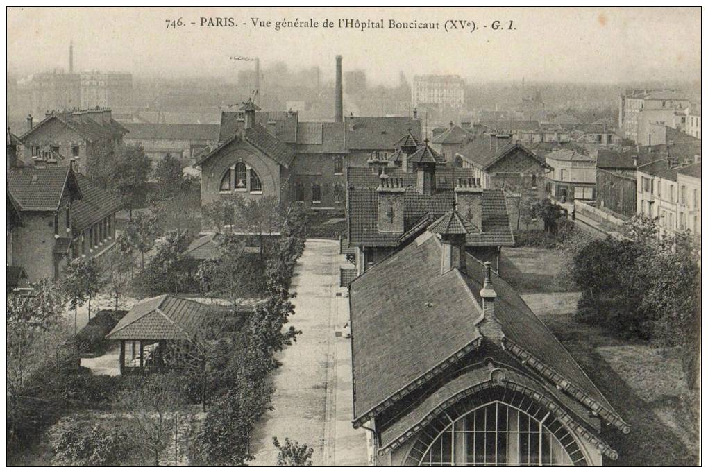 CPA  - PARIS - Vue Générale De L´Hôpital Boucicaut (XVe) - Santé, Hôpitaux