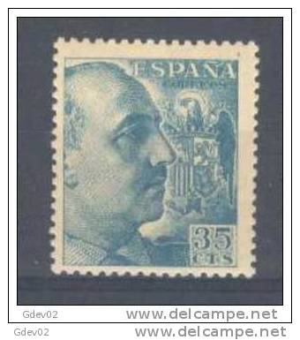 ES1050-A598.España.Spain. Espagne   .General FRANCO Y CID.1048/53. (Ed 1050**) Sin Clarnela LUJO - Nuevos