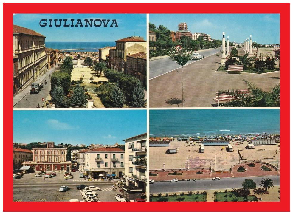 GIULIANOVA (Teramo) - CARTOLINA A QUADRI - EDIZIONI TRIMBOLI (Pescara) - Teramo