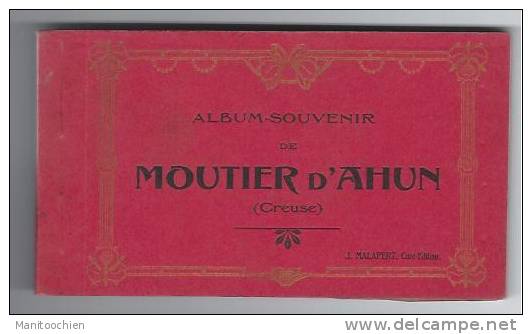 DEP 23 MOUTIER D'AHUN CARNET DE 16 CARTES - Moutier D'Ahun