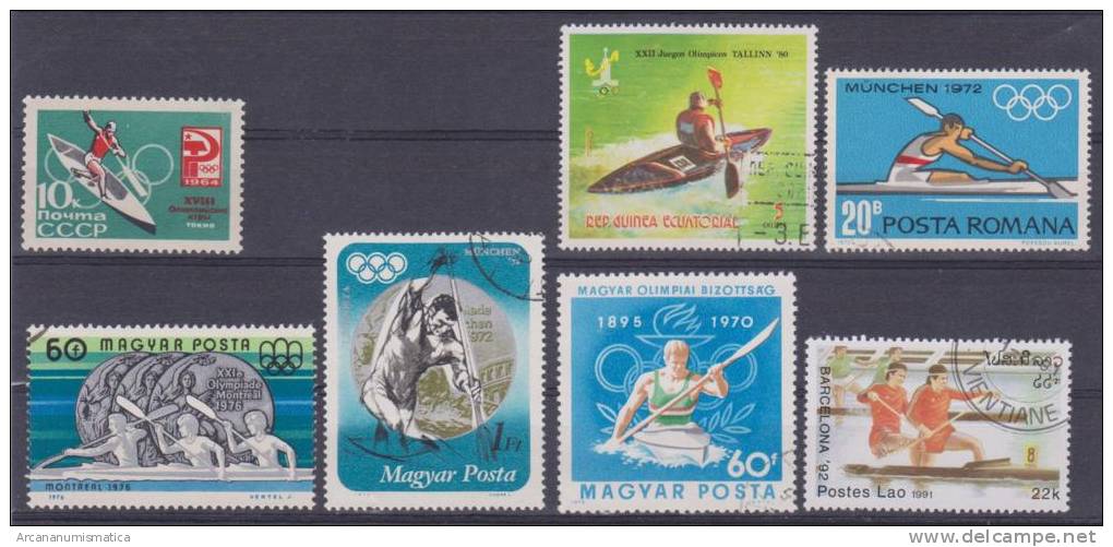 Lote De Sellos Usados / Lot Of Used Stamps  "DEPORTES SPORTS REMO"   S-1157 - Roeisport
