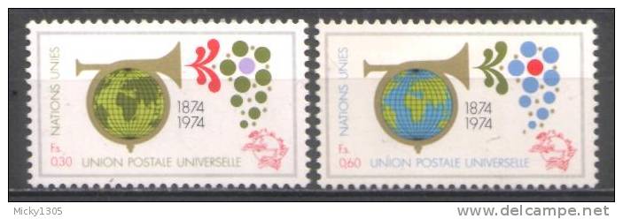 UN Genf - Mi-Nr 39/40 Postfrisch / MNH ** (o184) - Unused Stamps