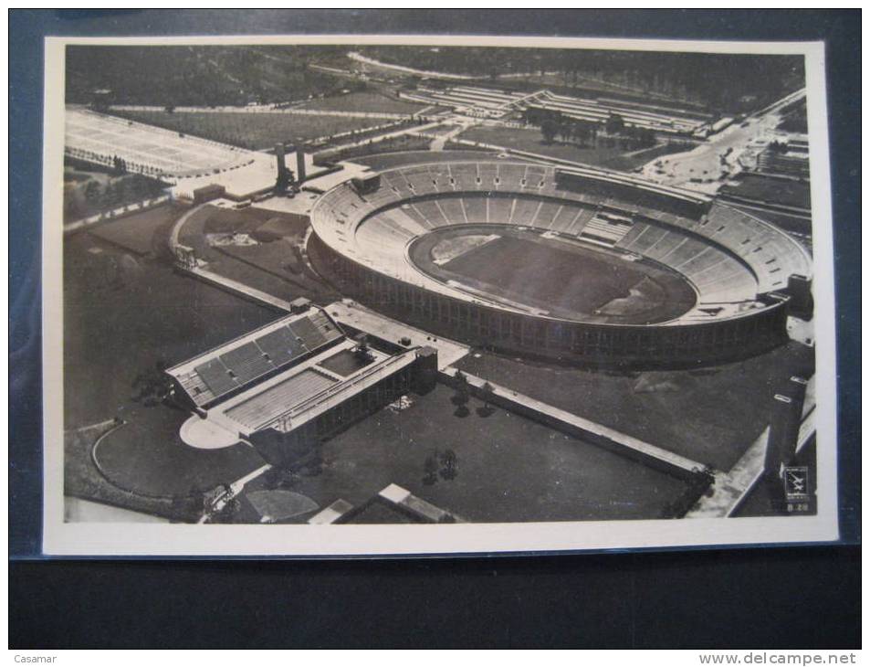 GERMANY Berlin 1936 Reichssportfeld Stadion Stade Stadium Estadio Jeux Olympiques Olympic Games Olympics Post Card - Sommer 1936: Berlin