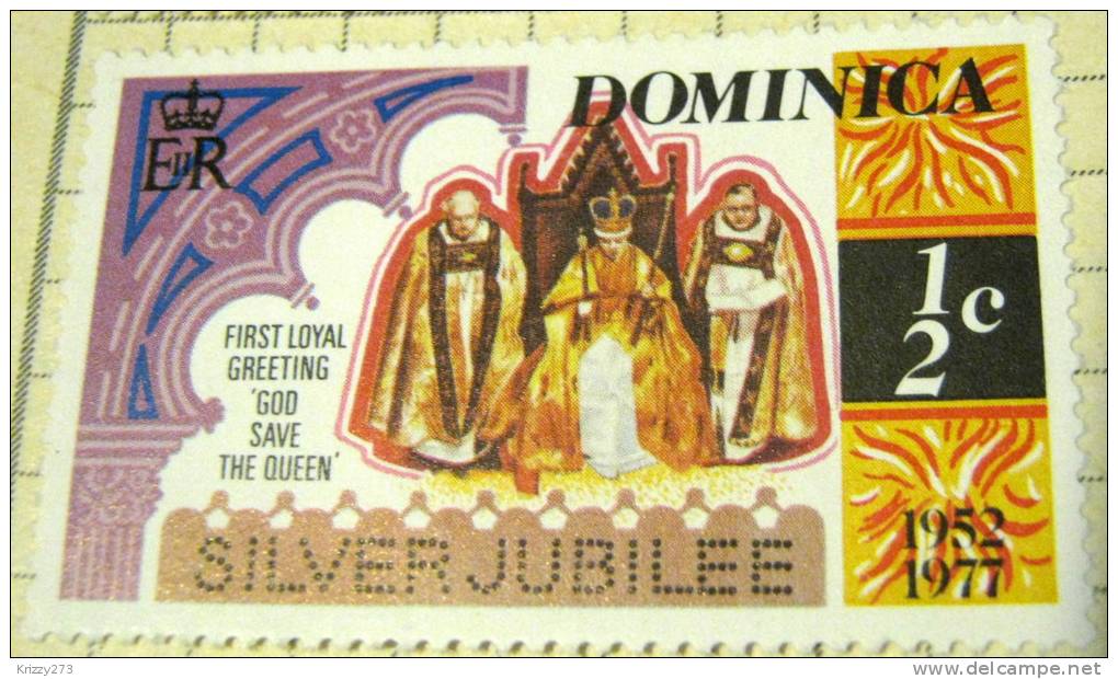 Dominica 1977 Queen Elizabeth II Silver Jubilee 0.5c - Mint - Dominica (...-1978)