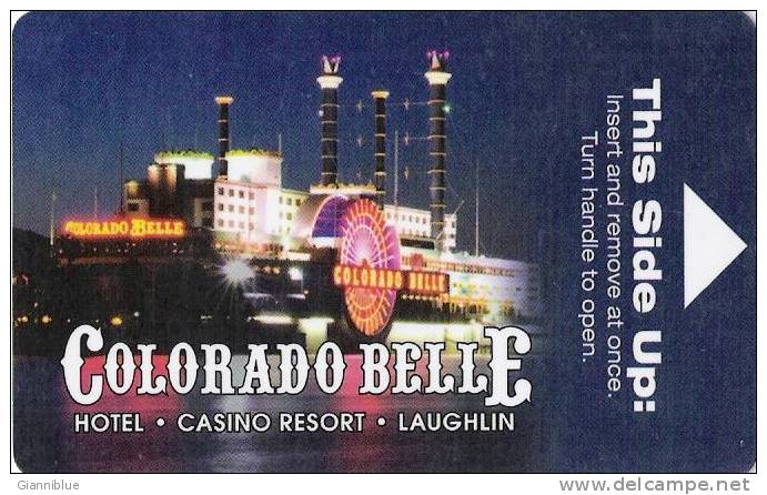 U.S.A. - Laughlin Nevada Colorado Belle Casino Hotel Magnetic Key Card - Grèce