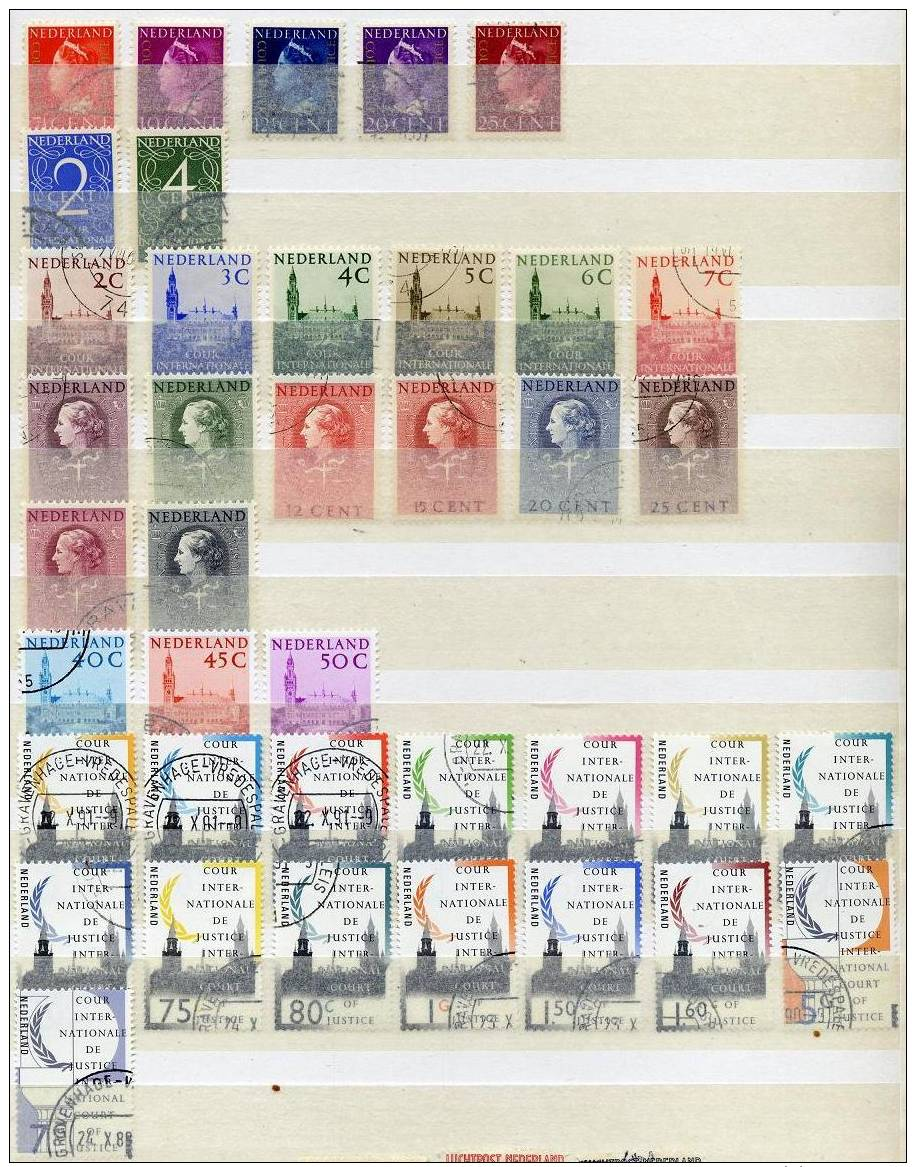 Nederland, 1947 - 1994, Dienstzegels 20 - 58 Compleet, Gebruikt - Officials