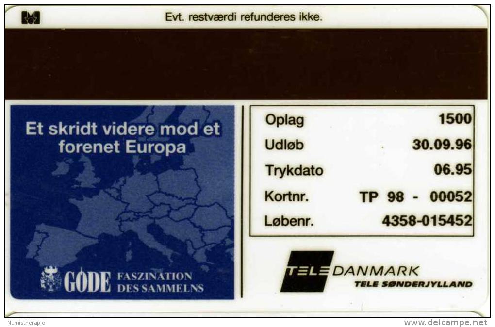Teledanmark 5KR : Numistherapie Pièce ECU Finlandaise Suomi : Jean Sibelius - Stamps & Coins