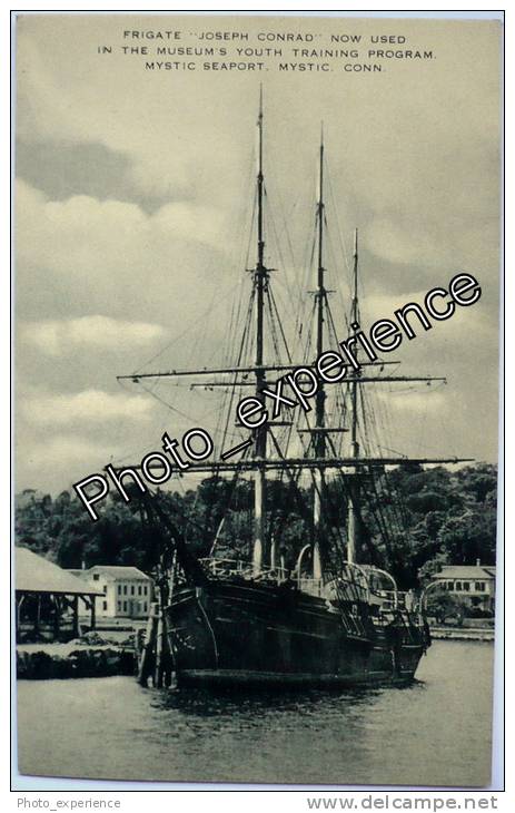 Lot 2 CPA Bateau PC Ship 1941 MYSTIC SEAPORT Connecticut USA Amérique - Autres & Non Classés