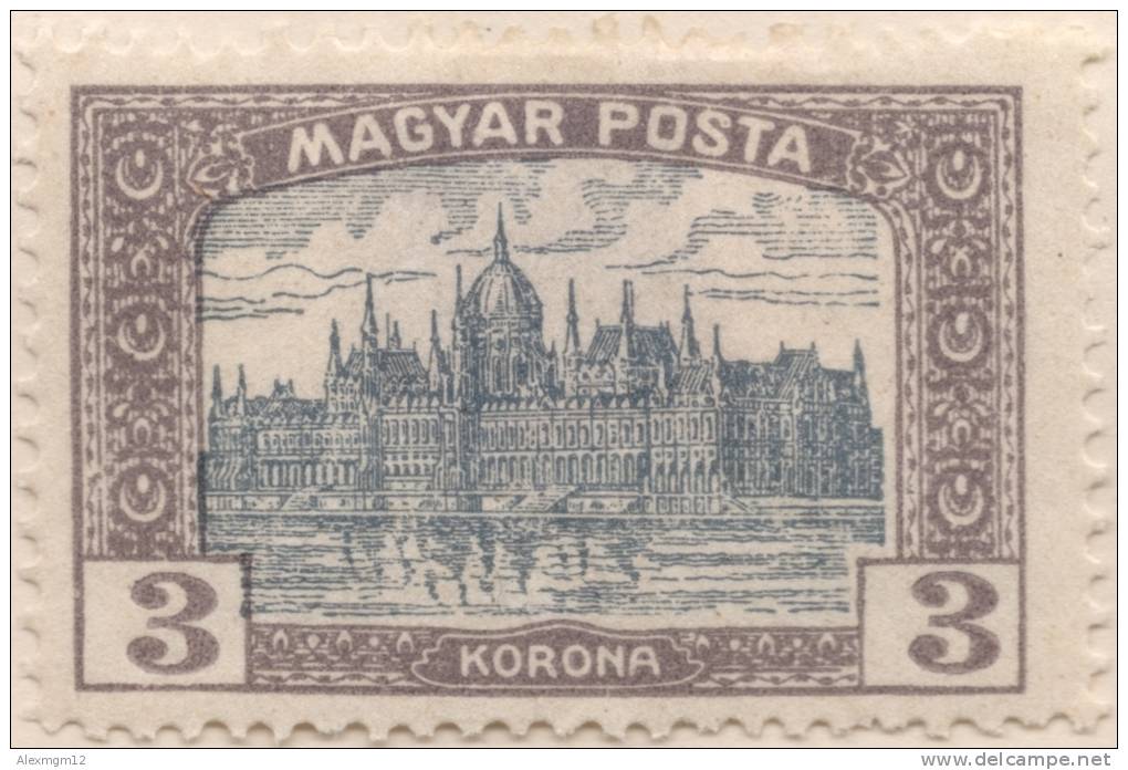 Hungary, 3 K. 1919, Sc #195, MH - Unused Stamps