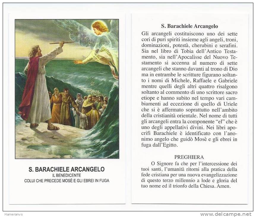 San Barachiele  Arcangelo - Il Benedicente - Sc1(155) - Devotion Images