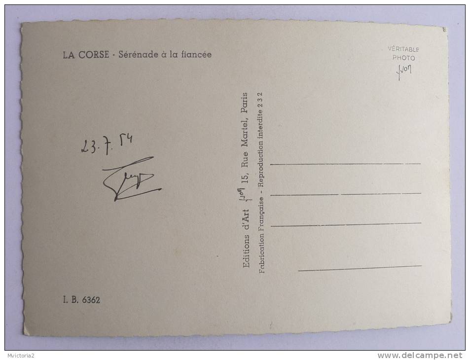 LA CORSE - Sérénade à La Fiançée - Autres & Non Classés