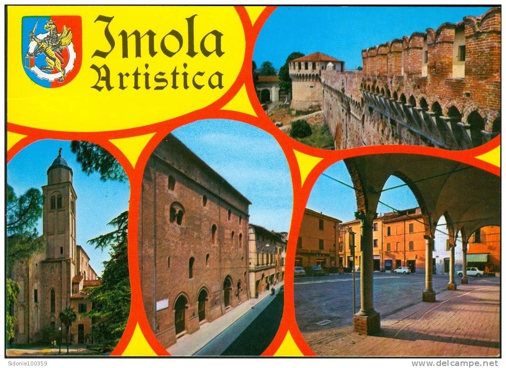 Italie Carte Postale : Imola  Expédiée De Borgo Tossignanno Vers Manage (Belgique) En 1993 - Imola