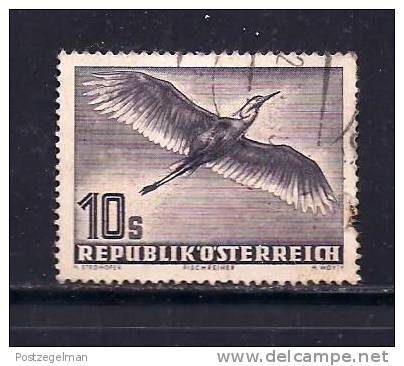 AUSTRIA 1953 Used Stamp(s) Airmail 10 Schilling (1 Perf. Missing) Too Valuable To Throw Away) Nr. 987 - Autres & Non Classés