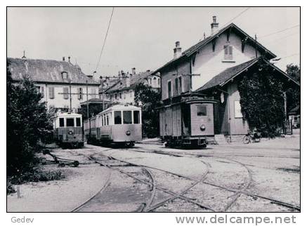 Chemin De Fer Allaman-Aubonne-Gimel, Train En Gare D´Aubonne, Retirage BVA  7 AAG (17) - Allaman