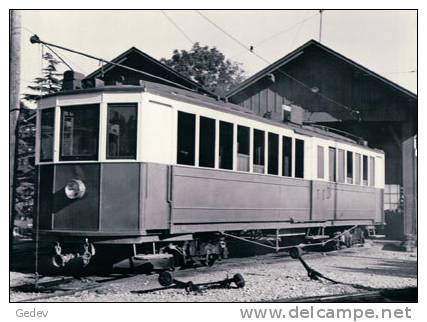 Chemin De Fer Allaman-Aubonne-Gimel, Train En Gare D'Aubonne, Photo 1948 BVA  12 AAG (107) - Allaman