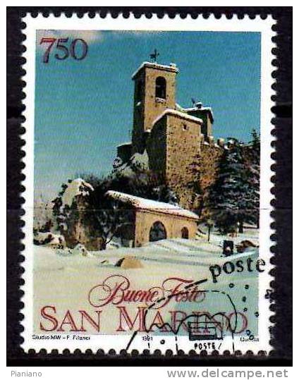 PIA - SMA - 1991 : Natale  - (SAS 1332-33 + P.A. 158) - Used Stamps