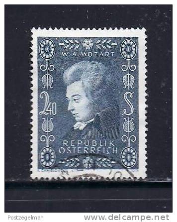 AUSTRIA 1956 Used Stamp(s) W.A. Mozart Nr. 1024 - Used Stamps