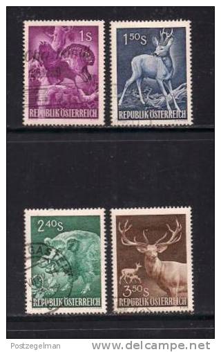 AUSTRIA 1959 Used Stamp(s) Capercallie Serie Complete Nrs. 1062-1065 - Used Stamps