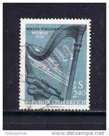 AUSTRIA 1959 Used Stamp(s) Orchestral Instruments Nr. 1071 - Used Stamps