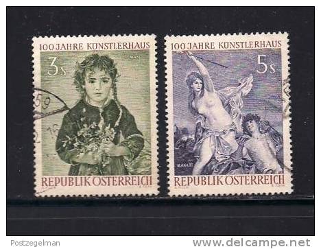 AUSTRIA 1961 Used Stamp(s) Kunstlerhaus Vienna Nrs. Between 1087=1090 2 Values Only - Used Stamps