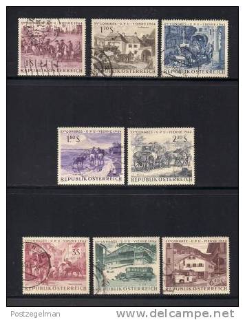 AUSTRIA 1964 Used Stamp(s) U.P.U. Congress Nrs. 1156-1163 (serie Complete) - Used Stamps