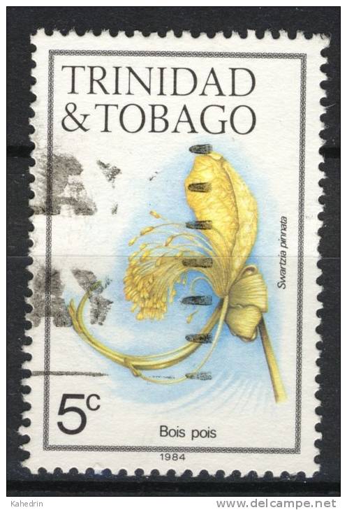Trinidad & Tobago 1983 (1984), Flower - Fleur - Bois Pois (o), Used - Trinidad En Tobago (1962-...)