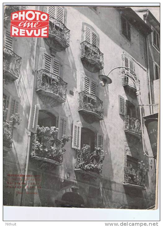 Sept. 1953 - PHOTO CINE REVUE  - Couverture : ELSENER -  Sommaire Sur Le Scan - Fotografie