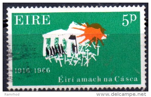 IRELAND 1966 50th Anniv Of Easter Rising. - 5d Marching To Freedom  FU - Oblitérés
