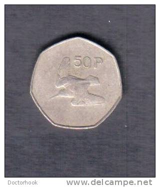 IRELAND   50  PENCE  1970  (KM # 24) - Irland