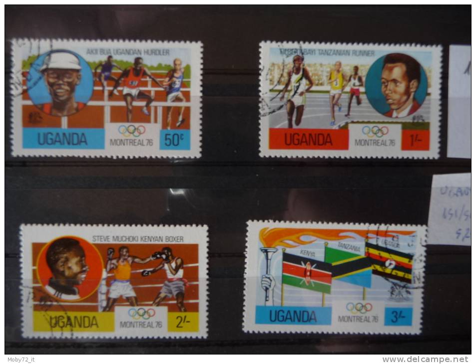 Uganda - Olimpiadi - Scott N. 151/54 - Ete 1976: Montréal