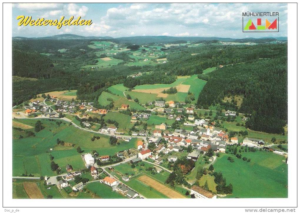 Österreich - Weitersfelden - Luftbild  - Nice Ballon Stamp - Sonstige & Ohne Zuordnung