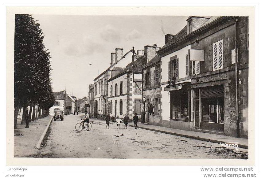 56 - CLEGUEREC / RUE PRINCIPALE ET JUSTICE DE PAIX - Cleguerec