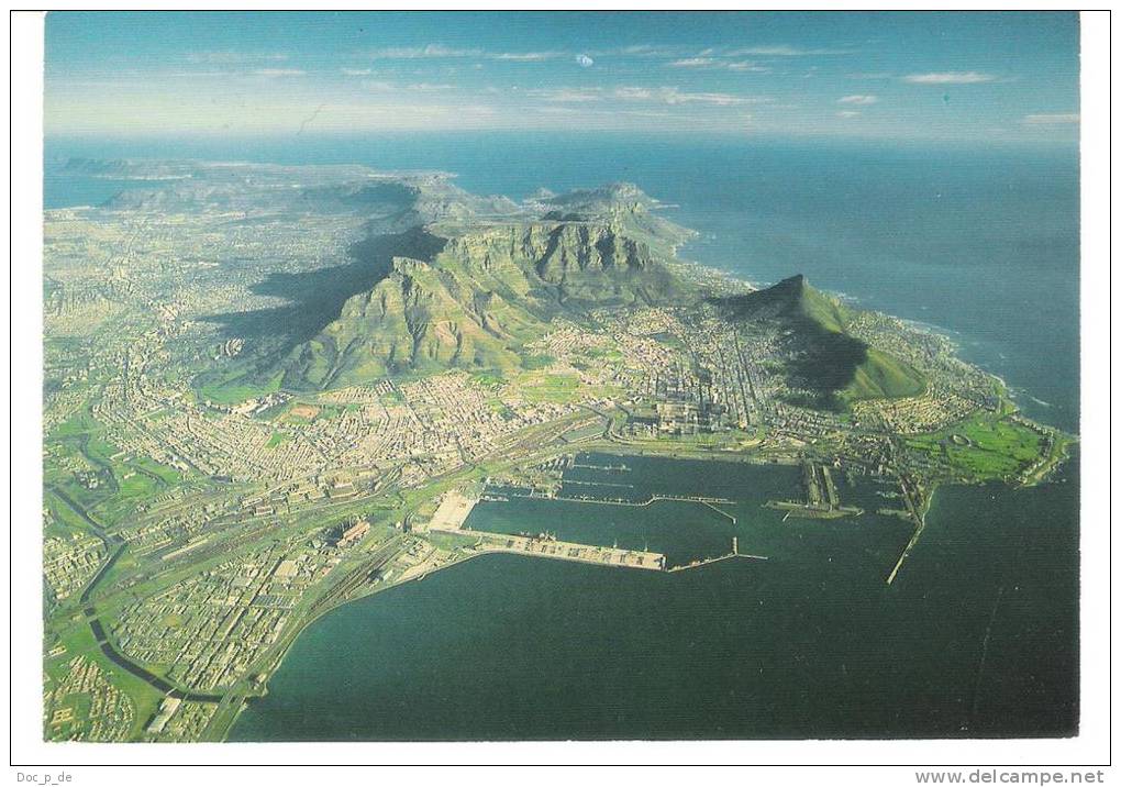 South Africa - Südafrika - Aerial View Of Cape Town And Cape Peninsula - Kapstadt - Nice Stamp - Südafrika