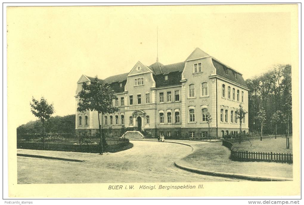 Gelsenkirchen - Buer, Königl. Berginspektion III, 1918 - Gelsenkirchen