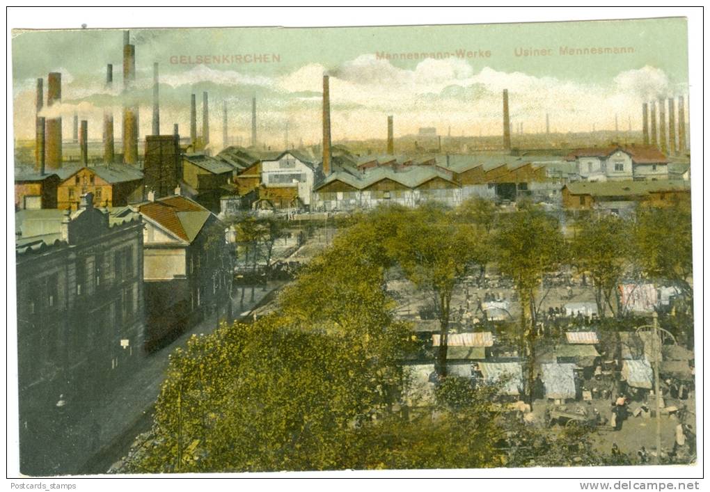 Gelsenkirchen, Mannesmann Werke, Um 1910/20 - Gelsenkirchen