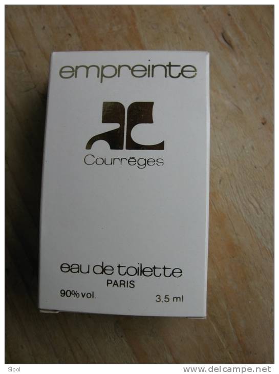 Eaux De Toilette : Empreinte  3.5 Ml 90% Vol -  Calèche 7ml - N°5  ? Ml Flacons  En Verre - Miniatures Femmes (avec Boite)