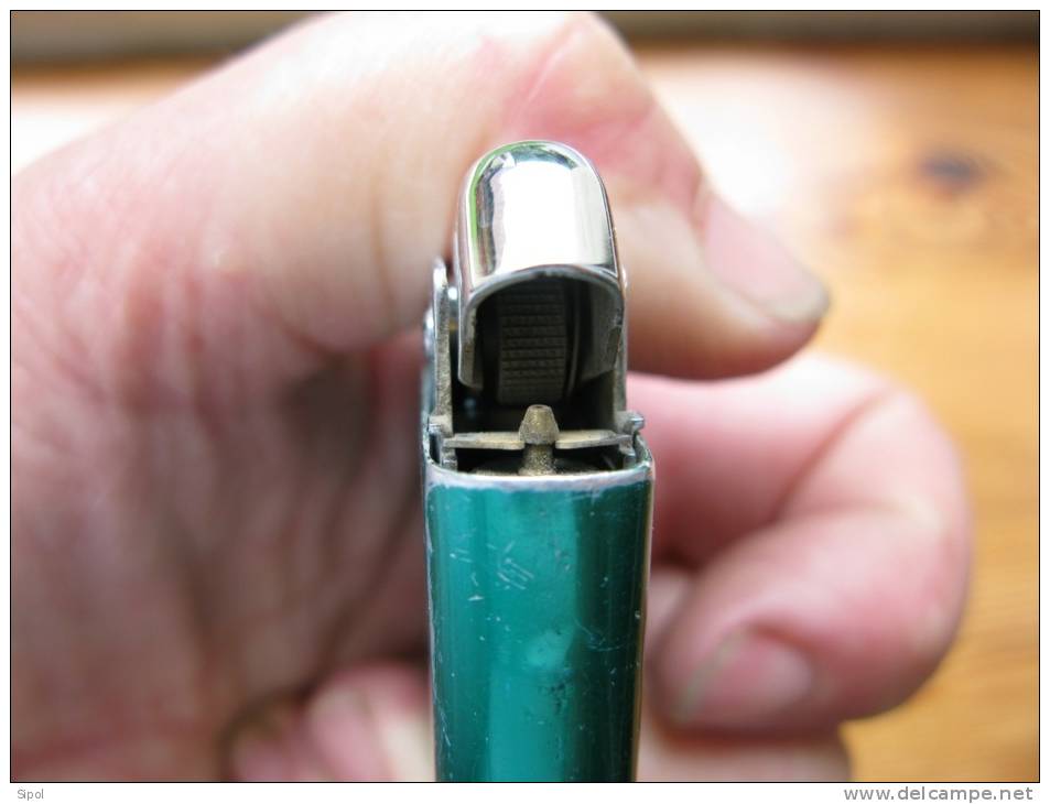 Briquet Silver Match  " Compound "  Dans Sa Boite En Carton Doré D Origine Avec Son Bon De Gararntie Non Daté - Andere & Zonder Classificatie