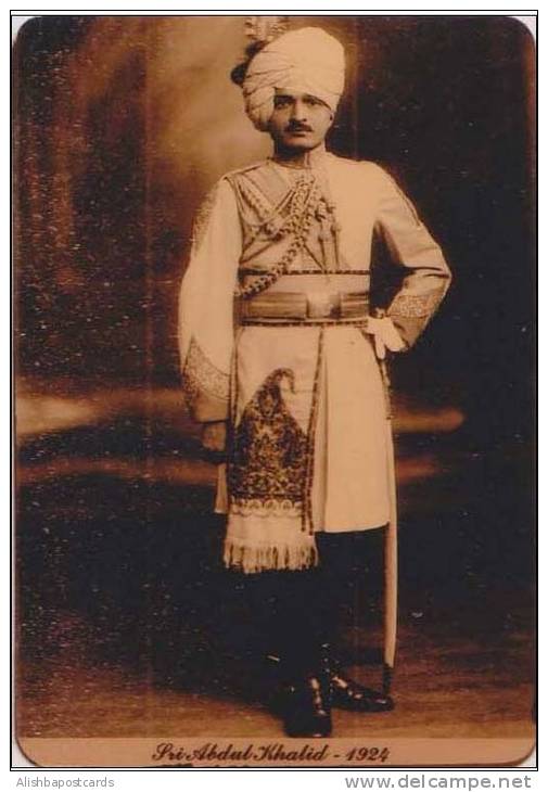 Nawab Abdul Khalid, Ruler Of Indian Princely State, India Picture Postcard Inde, Indien As Per The Scan - Islam