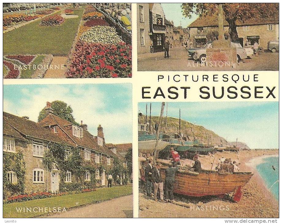 Picturesque EAST SUSSEX Eastbourne Winchelsea Alfriston Hastings Sevensisters Rye Crawley 1975 - Autres & Non Classés