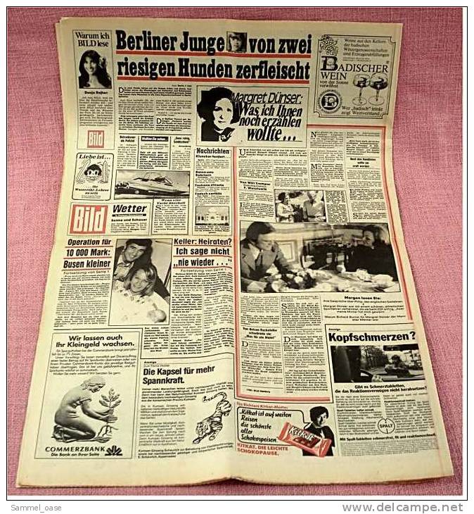 BILD-Zeitung Vom 9.6. 1980 Mit : Benzinsteuer - Weniger Verbrauchen!  ,   Henry Miller Tot - Autres & Non Classés