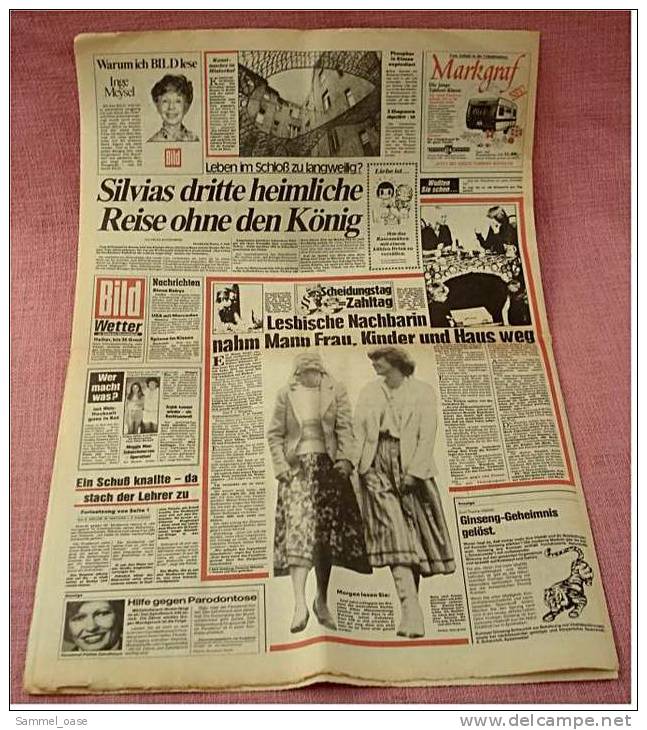 BILD-Zeitung Vom 4.6. 1980 Mit : Studienrat Ersticht Einbrecher Mit Brieföffner - - Autres & Non Classés