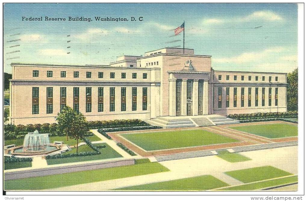 états Unis     Washington Federal Reserve Building - Washington DC