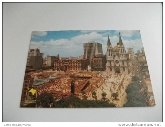 Brasile Sao Paulo Sp Praca Da Sè  Sè Square Vista Parcial  Chiesa - São Paulo