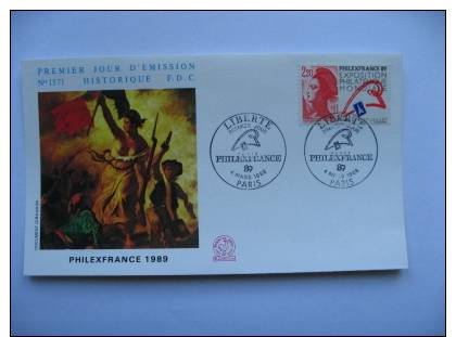 FDC PREMIER JOUR  PHILEXFRANCE  PARIS        1989 - 1960-1969