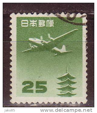 JAPON - 1952 - YT  PA N° 24  -oblitéré - - Airmail