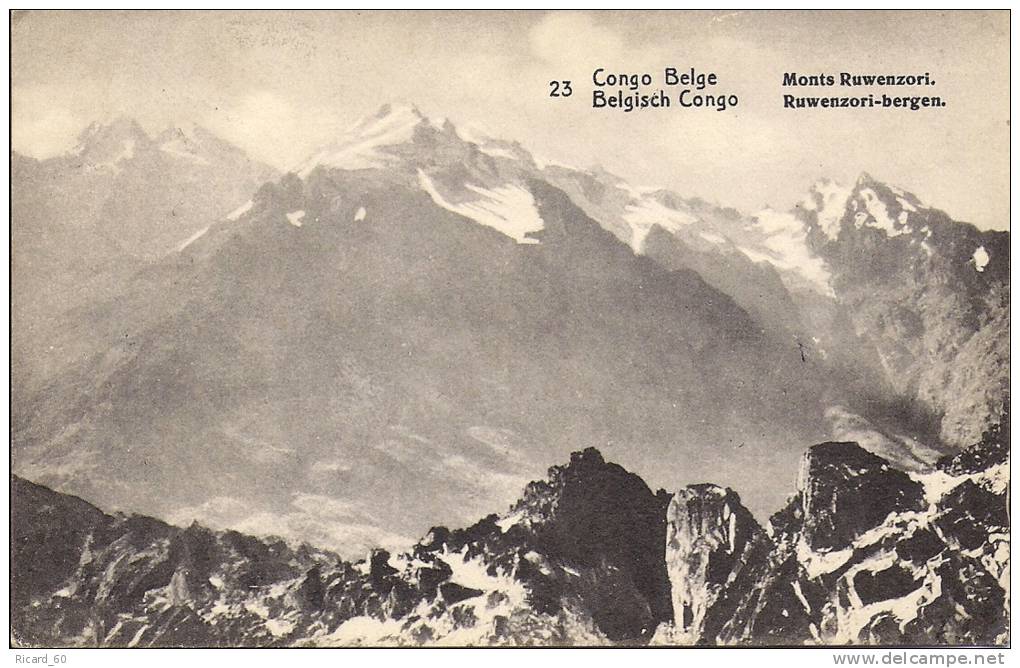 Cpa Congo Belge, Monts Ruwenzori - Belgian Congo