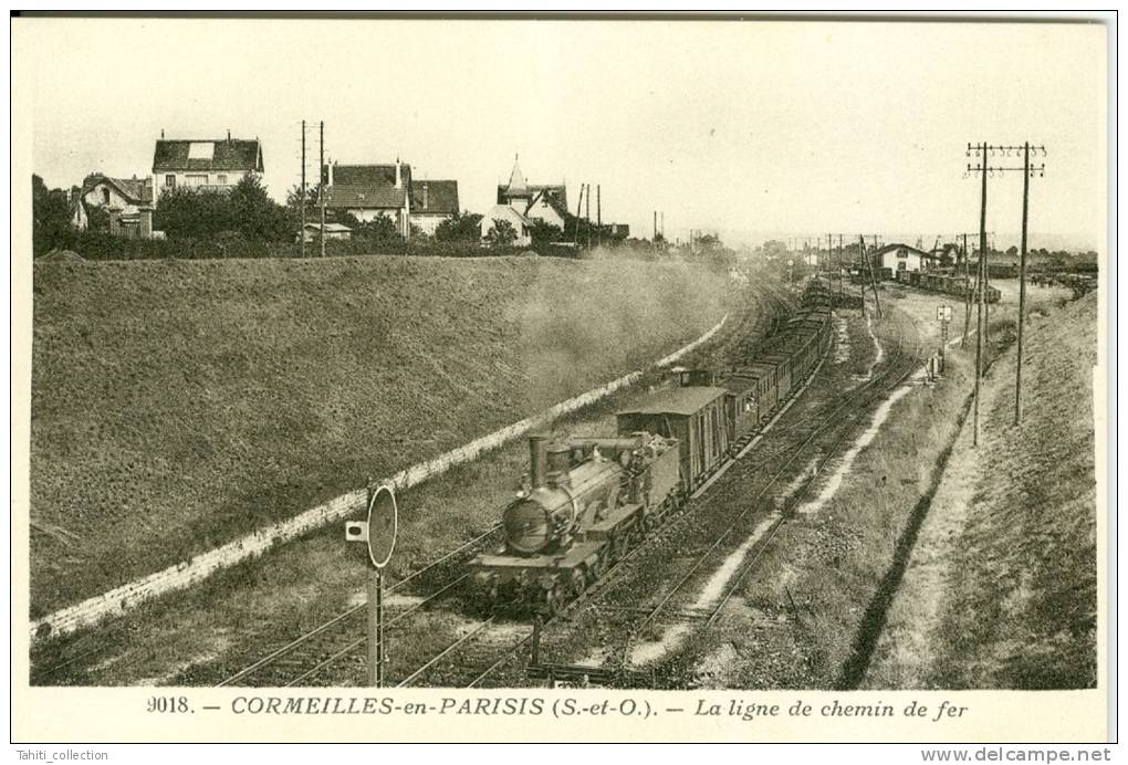 CORMEILLES-en-PARISIS - La Ligne De Chemin De Fer - Cormeilles En Parisis