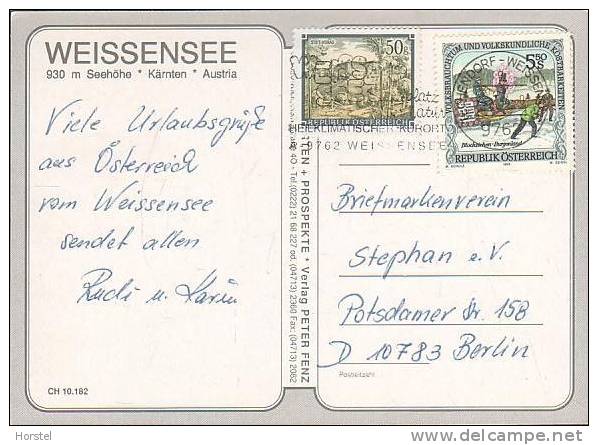 Austria - 9762 Weißensee - Alte Ansichten - 2x Nice Stamps - Weissensee