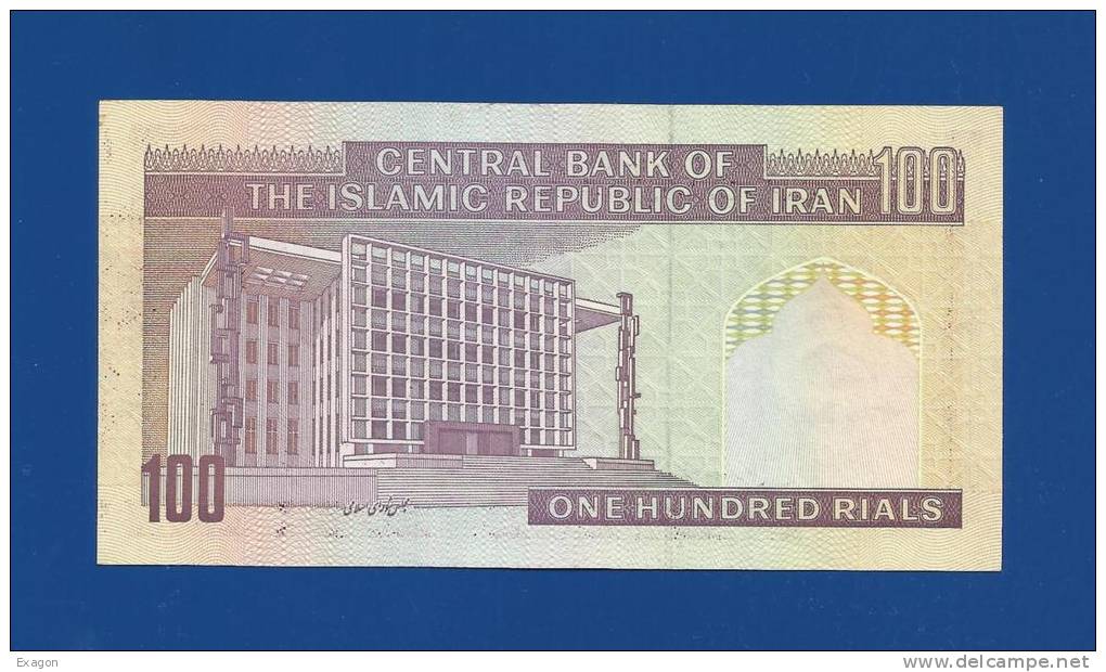 N: Banconota Da 100 Rials Dell´IRAN - Anno 1990 - Irán