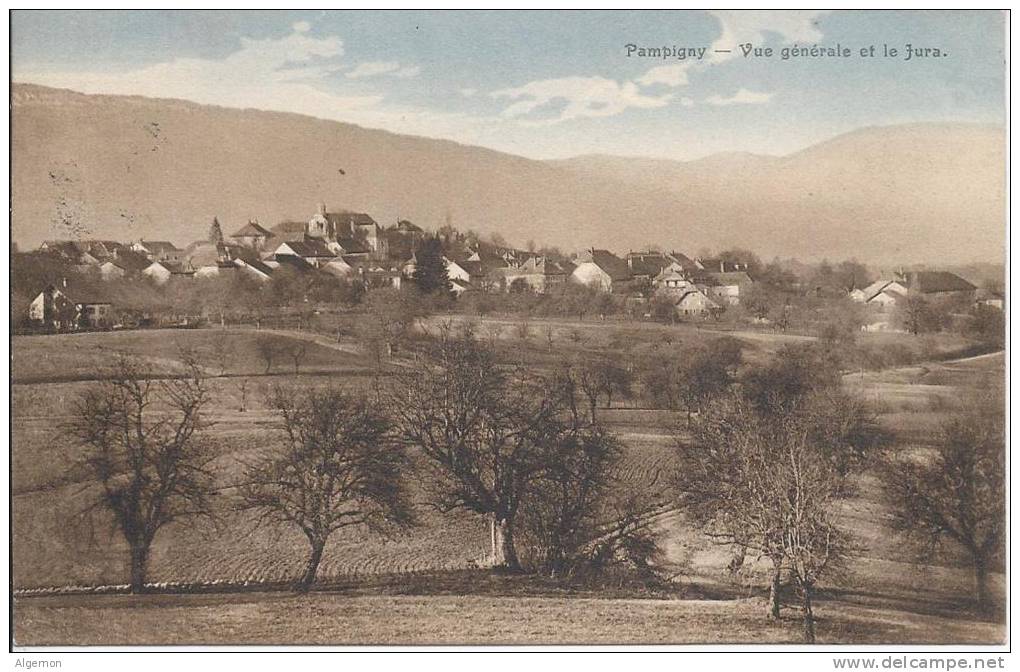 L 230 - Pampigny Vue Générale Et Le Jura - Pampigny